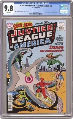 Buy Brave And The Bold 28 Facsimile CGC 9.8 Reprints 1st Justice League 1960 DC 2020 • 59.74£