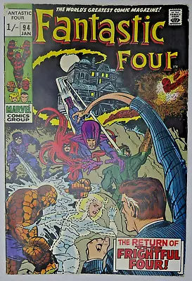 Buy Fantastic Four #94 1st Agatha Harkness Marvel Comics (1969) • 49.95£