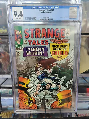 Buy Strange Tales #147 (1966) - Cgc Grade 9.4 - 1st Appearance Of Kaluu - Nick Fury! • 237.90£