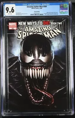 Buy Amazing Spider-man #569 Cgc 9.6 Eddie Brock Becomes Anti-venom Variant Edition • 67.95£
