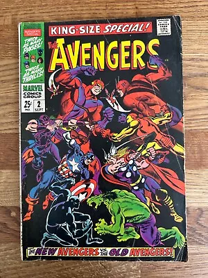 Buy The Avengers King-Size Special 2. Marvel 1968. • 15£