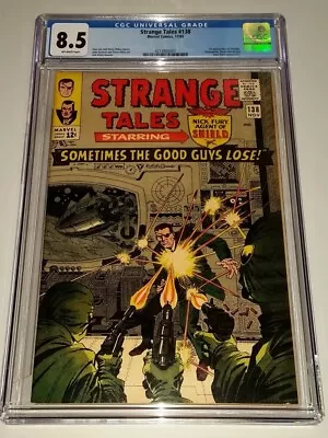 Buy Strange Tales #138 Cgc 8.5 Marvel 1st App Eternity Super Copy Nick Fury 1965 • 299.99£