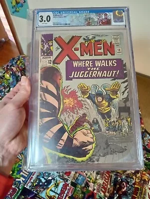 Buy Uncanny X-MEN #13 Second JUGGERNAUT Appearance (1965) Marvel Cgc 3.0 White Pages • 136.72£