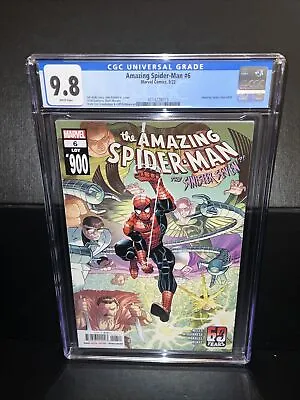 Buy Amazing Spider-Man #6 LGY  #900 Romita Cover -  CGC 9.8 Graded Comic - Trade • 67.99£