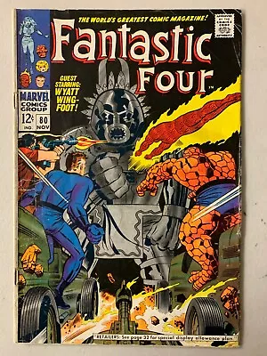 Buy Fantastic Four #80 1st Appearance Tomazooma 4.5 (1968) • 12.79£