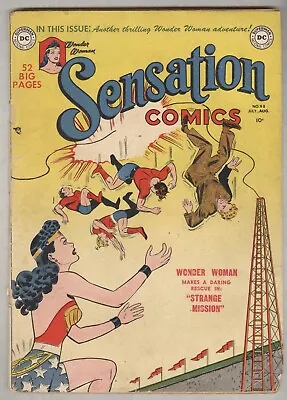 Buy Sensation Comics #98 July 1950 G- Wonder Woman • 221.14£