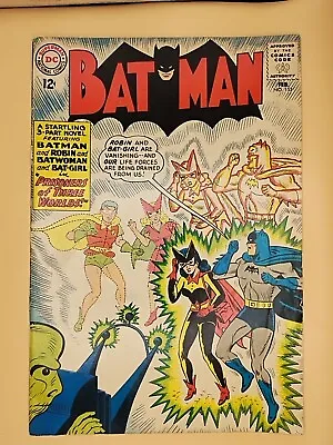 Buy Batman 153 DC 1962 Robin, Batgirl, Batwoman.  Prisoners Of The Three Worlds  • 37.18£
