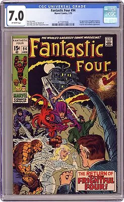 Buy Fantastic Four #94 CGC 7.0 1970 4115977006 • 213.46£