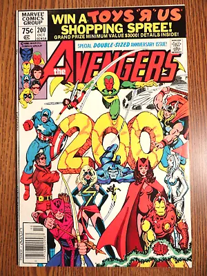 Buy Avengers #200 Perez Newsstand VF Jocasta Wasp Wonder Man 1st Print Ms. Marvel • 27.48£
