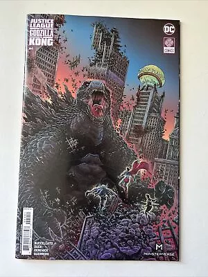 Buy Justice League Vs Godzilla Vs Kong #4 1 : 50 James Stokoe Variant (DC, 2023) NM • 40.21£