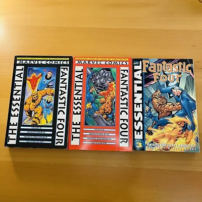 Buy THE ESSENTIAL FANTASTIC FOUR ANNUAL VOLUME X3  (#1 #2 #3) (English) Paperback • 39.99£