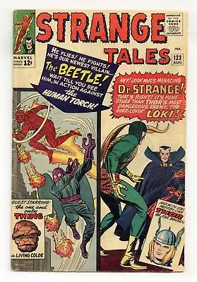 Buy Strange Tales #123 GD/VG 3.0 1964 • 71.15£