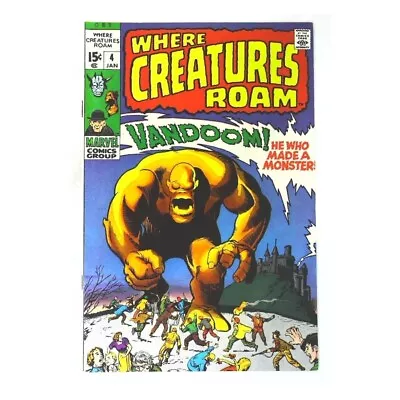 Buy Where Creatures Roam #4 In Very Fine Condition. Marvel Comics [k` • 15.11£