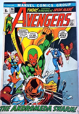 Buy AVENGERS 96 Marvel 1972 Neal Adams Art • 38.99£