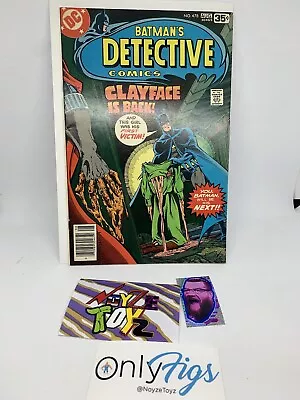 Buy Detective Comics #478 1978 1st Full Appearance 3rd Clayface Bronze Age DC Batman • 19.99£