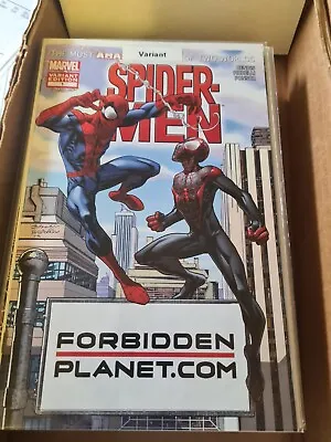 Buy Marvel Spider-Men #1 2012 Ltd. Series High Grade Unread Forbidden Planet Variant • 5.65£