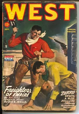 Buy West 9/1944-Thrilling-hero Pulp-early Zorro-Johnston McCulley-G/VG • 76.18£