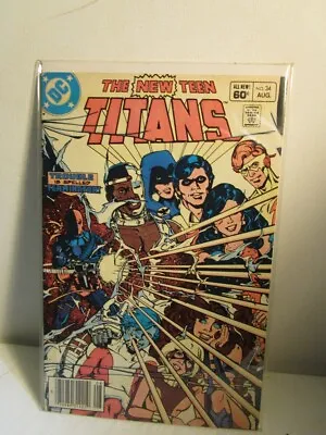 Buy The New Teen Titans #34, August 1983 (Deathstroke).BAGGED BOARDED • 10.26£