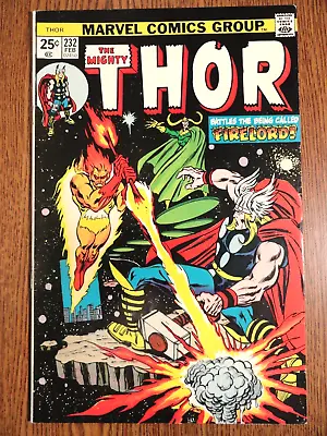 Buy Mighty Thor #232 Firelord Cover Key Fine Loki 1st Print Iron Man Marvel Disney + • 13.24£