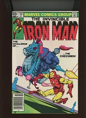 Buy (1982) Iron Man #163: BRONZE AGE! KEY ISSUE! NEWSSTAND COPY! (9.2 OB) • 4.62£