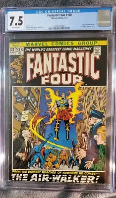 Buy Fantastic Four 120 Cgc 7.5 - Marvel Comics 1972 - 1st Air Walker - New Case • 154.39£