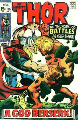 Buy Thor #166 FN; Marvel | Adam Warlock July 1969 Jack Kirby - We Combine Shipping • 110.88£