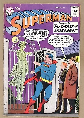Buy Superman 129 GVG Origin/1st Lori LeMaris Clark Kent Lois Lane 1959 DC Comic U690 • 56.79£