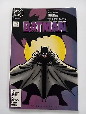 Buy Batman #405 (Mar 1987, DC)1st App Carmine Falcone Frank Miller Year One Part 2 • 24.09£