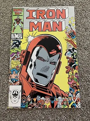 Buy 1986 Iron Man #212 Marvel Comics Copper Age • 3.96£