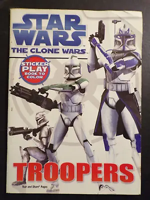 Buy Star Wars: The Clone Wars, Sticker & Coloring Book (Dalmatian 2008)  PB, J107 • 8.02£