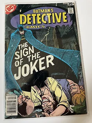 Buy Detective Comics #476 (1978) Sign Of The Joker Steve Englehart & Marshall Rogers • 40.16£