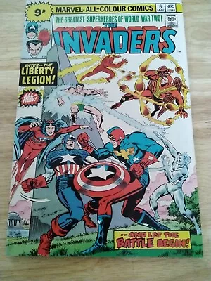 Buy The Invaders # 6 : Marvel Comics May 1976 : Featuring The Liberty Legion  • 4.99£