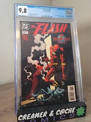 Buy Flash #138 CGC 9.8 🔑 1st Appearance Black Flash In Cameo. WH Pages. 1998 • 197.57£