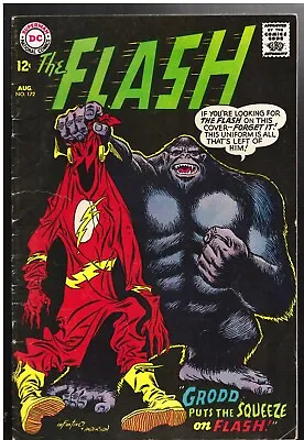 Buy The Flash 172 (1967) 5.0 Vg/fn  Grodd Puts The Squeeze On Flash! Htf Gem • 17.10£