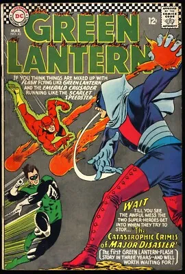 Buy GREEN LANTERN #43 1966 FN- 1ST APPEARANCE Of MAJOR DISASTER The FLASH X-OVER  • 19.76£
