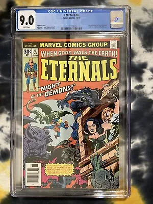 Buy THE ETERNALS #4 (1976) Marvel Comics / CGC 9.0 / 1st Gammenon The Gatherer • 95.28£