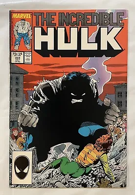 Buy THE INCREDIBLE HULK #333, NM-, WHITE PGS, Copper Age, 1987 • 11.09£