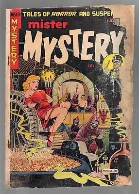 Buy Mister Mystery #6 1952 FR 1.0 Torture Rack Cover Pre Code Horror • 779.53£