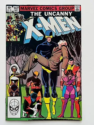 Buy Uncanny X-Men #167 (1983) Fantastic Four New Mutants Starjammers FN Range • 6.31£