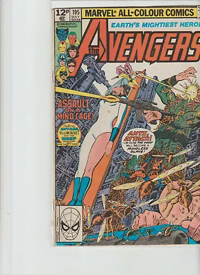 Buy Marvel Comics Avengers #195 (1980) 1st Taskmaster 1st Print F • 14.95£