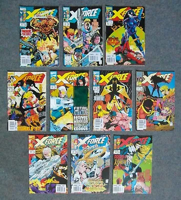 Buy X-FORCE (vol.1) #21-30 - Marvel 1991 X-Men New Mutants Cable - VG To NM • 9.49£