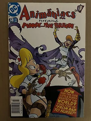 Buy Animaniacs #58 Newsstand Variant DC WB Cartoon Comic Book • 121.60£