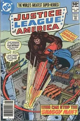 Buy Justice League Of America #186 (Newsstand) FN; DC | George Perez Shaggy Man - We • 4.78£
