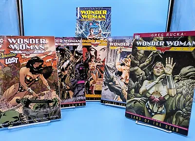 Buy Wonder Woman 6 Book Trade Paperback Lot! Pre-N52! Jimenez, Rucka & More! • 59.96£