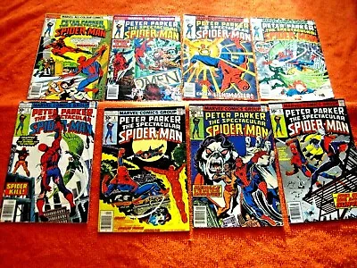 Buy Peter Parker Spectacular Spider-man 1 2 3 4 5 6 7 8 Morbius Kraven Newsstand Nm • 160£