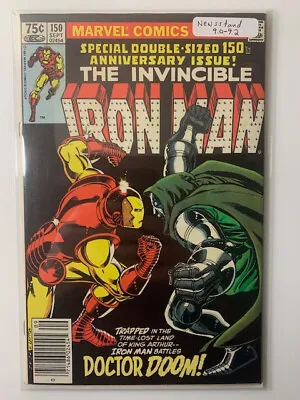 Buy Invincible Iron Man #150 VF/NM 9.0 Newsstand! Classic Doctor Doom! • 79.18£