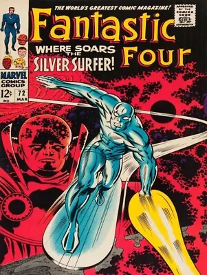 Buy Fantastic Four #72 NEW METAL SIGN: Where Soars The Silver Surfer? • 15.89£