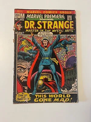 Buy MARVEL PREMIERE #3 (1972) 1st Doctor Strange Title! BRONZE AGE KEY GEM • 95.90£