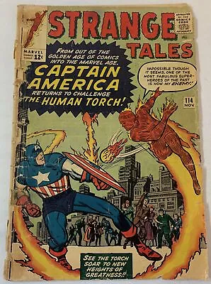 Buy 1963 Marvel STRANGE TALES #114 ~ Cover Split, Reading Copy • 48.22£