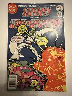 Buy SUPERBOY Legion Of Superheroes #224 VFN+ (8.5) DC (1977) • 6.95£